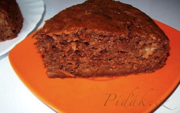 1. obrázek Jablečný sachr dort