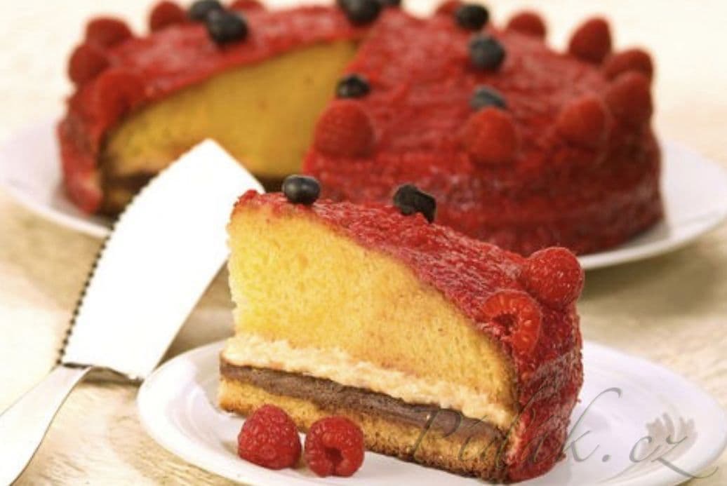 1. obrázek Torta ai Lamponi - Malinový dort 