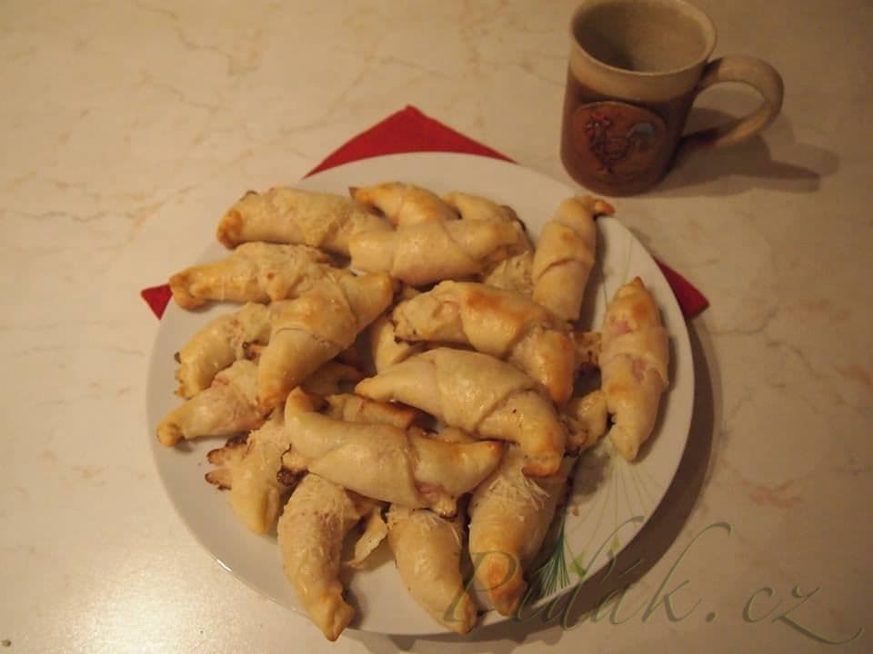 1. obrázek Šunkové rohlíčky z tvarohového těsta - Strašínsko 1937