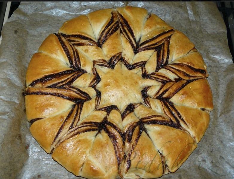 1. obrázek Nutellová hvězda