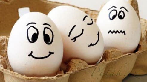 1. obrázek Řízky z vajec natvrdo