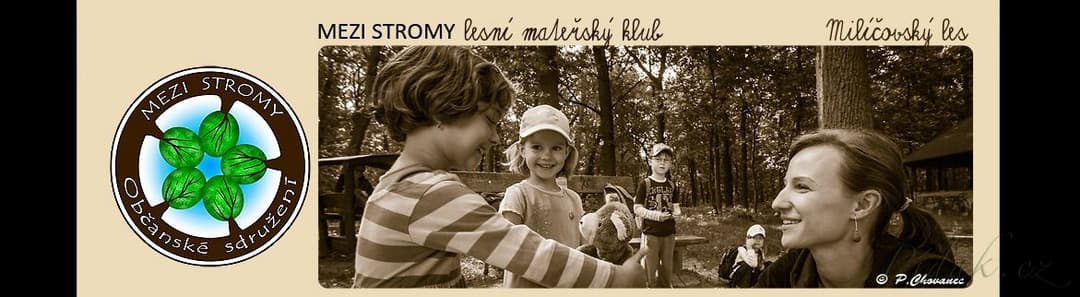 1. obrázek Mezi stromy- lesnímateřský klub- Milíčovský les- Praha
