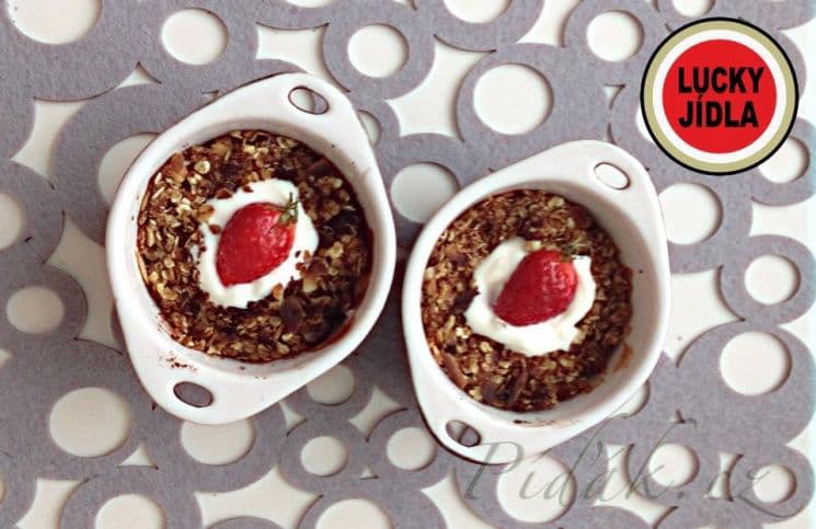 1. obrázek Banánovo jahodový crumble