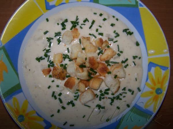 1. obrázek Květáková krémová polévka