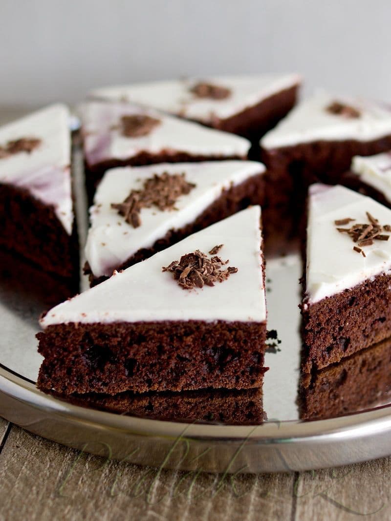 1. obrázek Čokoládové řezy z červené řepy