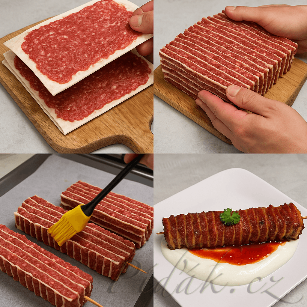 1. obrázek  Tortilové špízy 