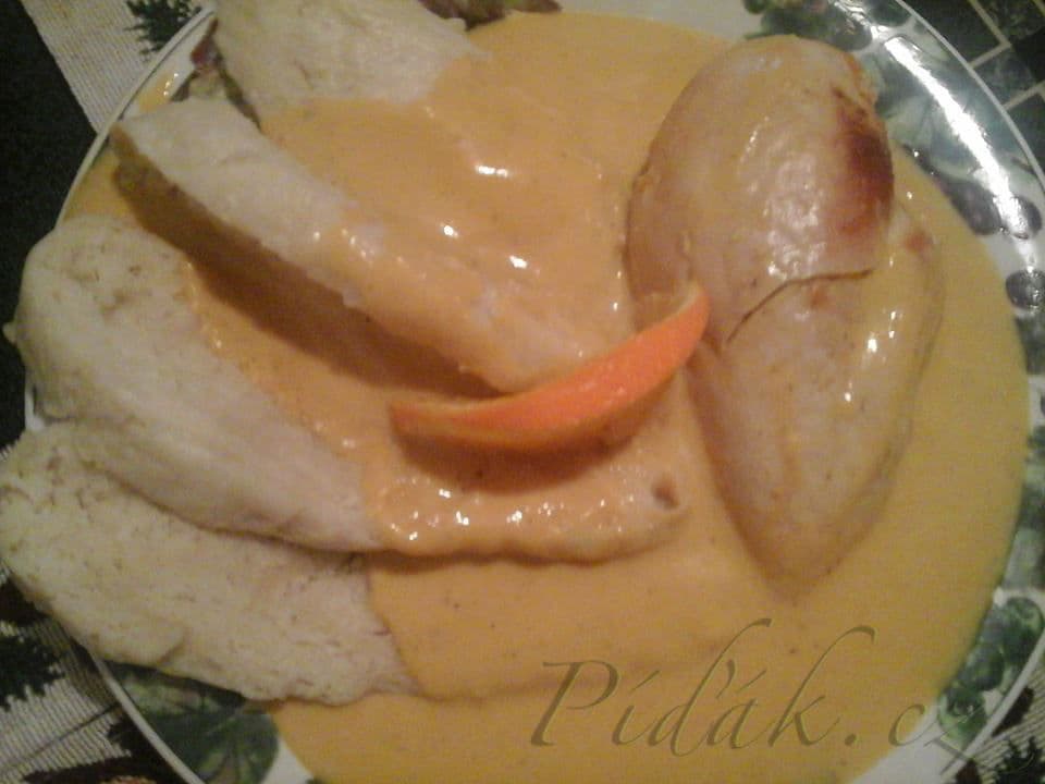 1. obrázek Kuřecí prsa na smetaně