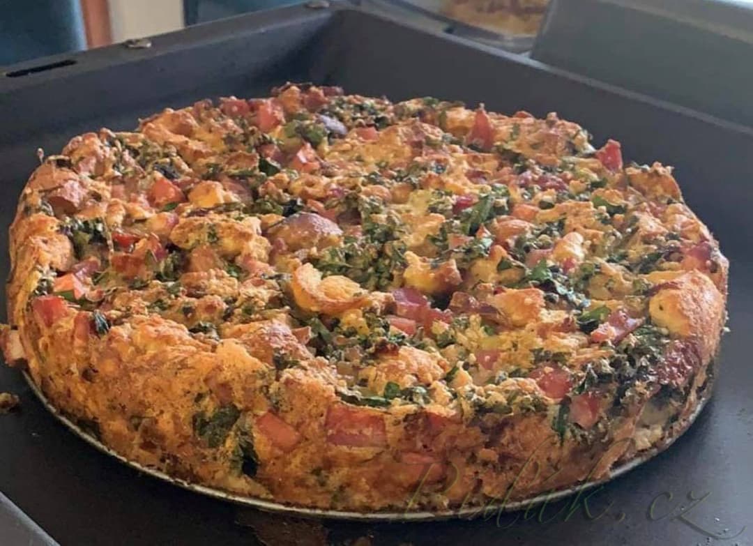 1. obrázek Velikonoční nádivka s kopřivami