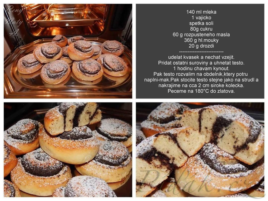 1. obrázek Makoví šneci