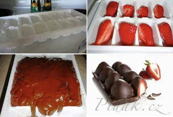 1. obrázek Jahody v čokoládě