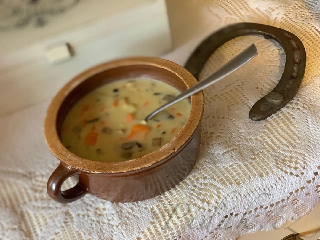 1. obrázek Houbová kyselačka podle babičky - (kulajda)