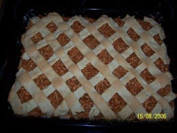 11. obrázek Jablkový mřížkový koláč