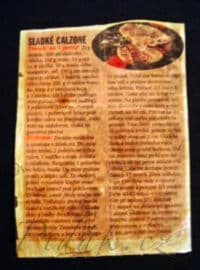 6. obrázek Sladký kysnutý tvarohový polmesiac