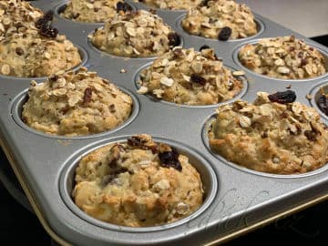 3. obrázek Muffiny s vločkami a ořechy