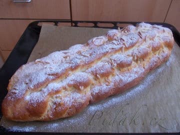 Obrázek Tvarohová vánočka bez kynutí 