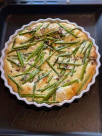 Obrázek Chřestový quiche s batáty 