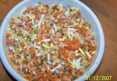 7. obrázek Bramborový salát - vynikající 