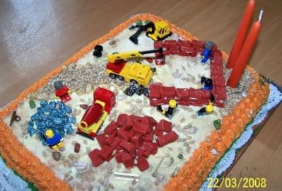 18. obrázek Dort Staveniště - parádní dort pro kluka