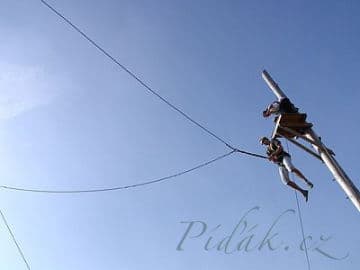 6. obrázek Lanové centrum Proud- Olomouc