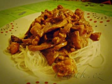 Obrázek Tempeh na žampionech podle De LI 